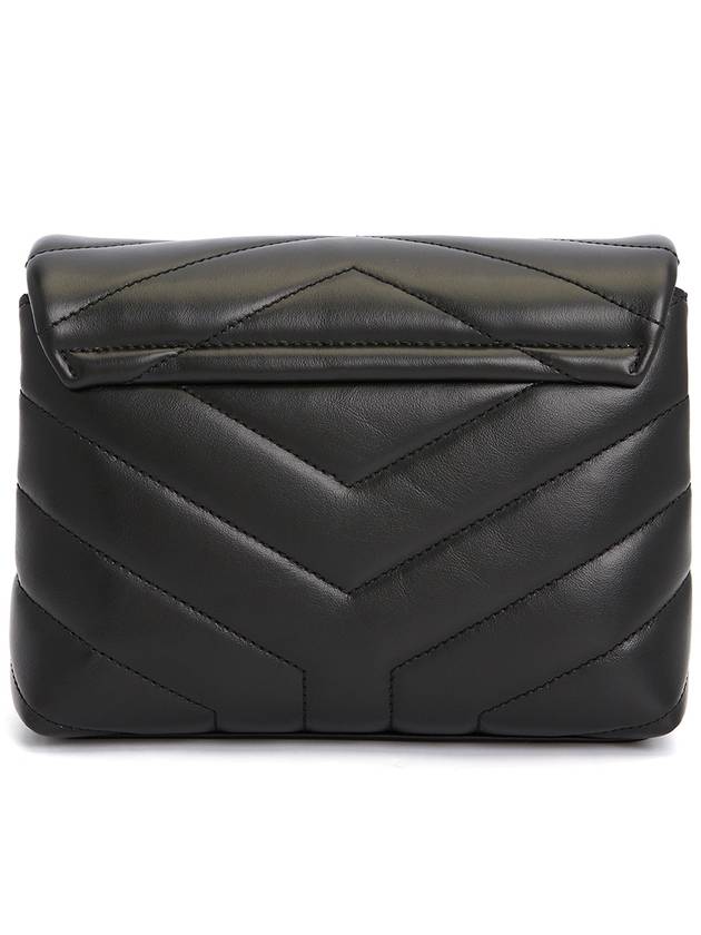 Loulou Toy Matelasse Shoulder Bag Black - SAINT LAURENT - BALAAN 5