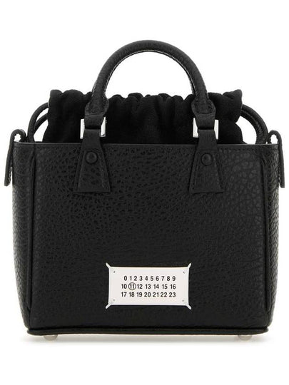 Horizontal Leather Shoulder Bag Black - MAISON MARGIELA - BALAAN 2