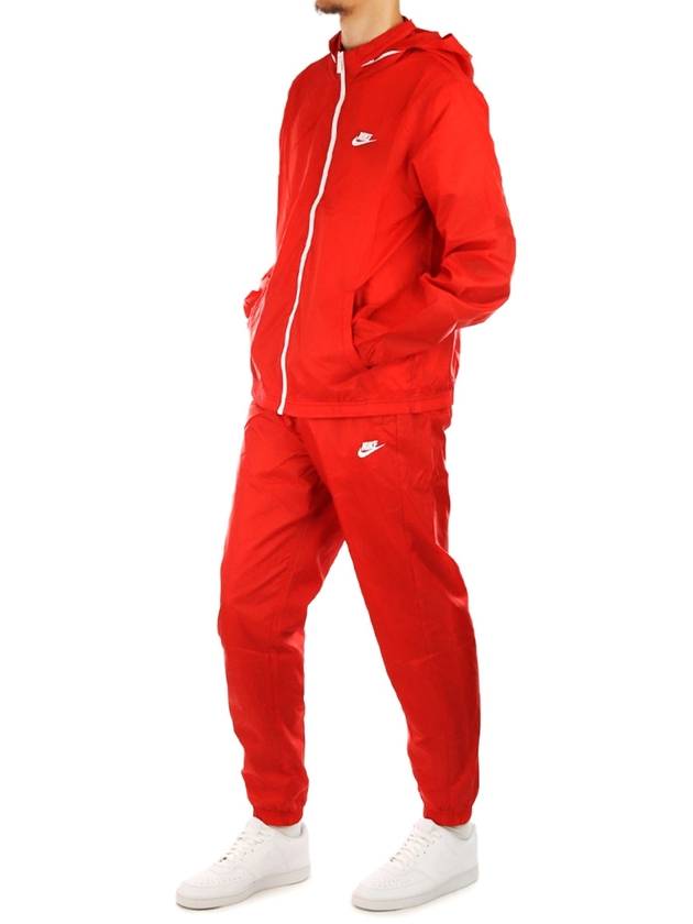 Club Lined Woven Tracksuit Red - NIKE - BALAAN 3