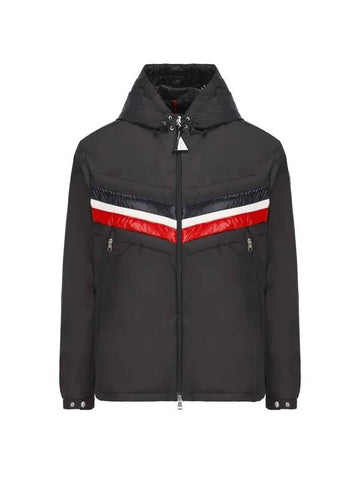 Men's Tinian Hoodie Padded Jacket Charcoal - MONCLER - BALAAN 1