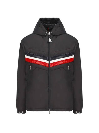 Men's Tinian Hoodie Padded Jacket Charcoal - MONCLER - BALAAN 1