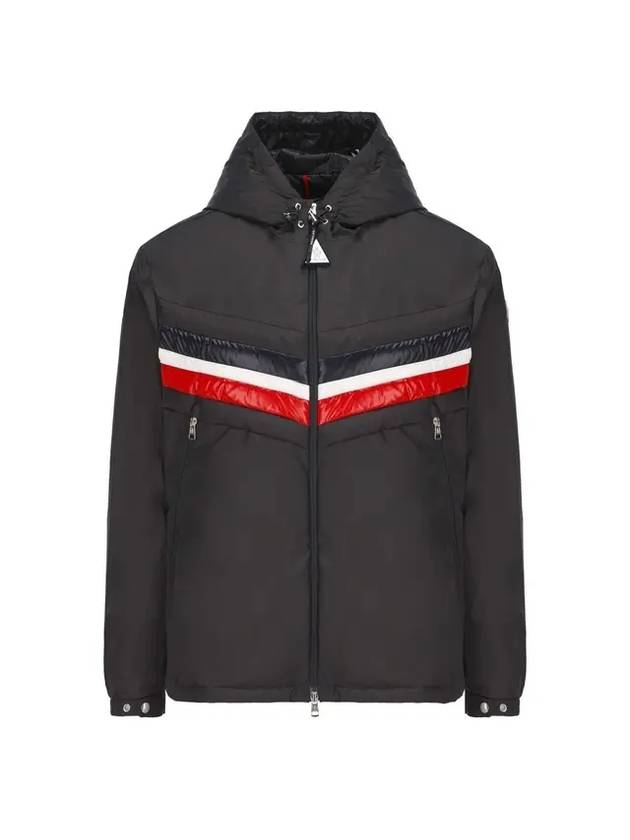 Men's Tinian Hoodie Padded Jacket Charcoal - MONCLER - BALAAN 1