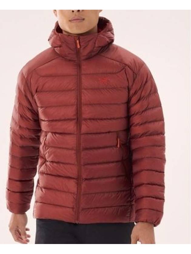 Cerium Logo Hooded Padding Red - ARC'TERYX - BALAAN 3