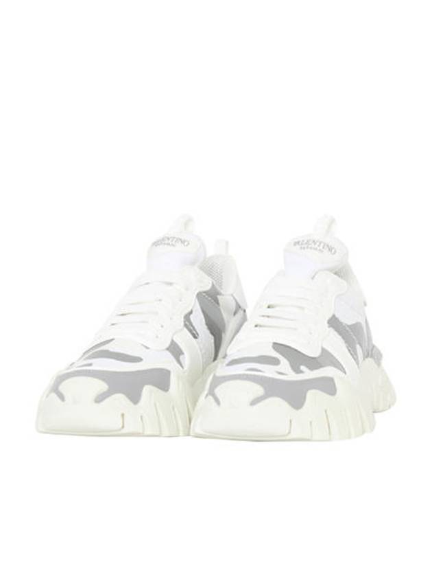 Camo Rockrunner low top sneakers white - VALENTINO - BALAAN 2