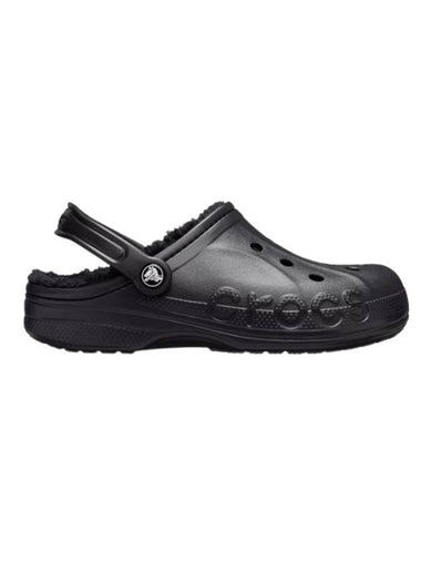 Baya Lined Clog Sandals Black - CROCS - BALAAN 1