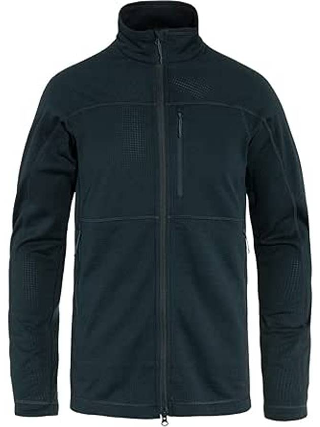 Men's Abisko Lite Fleece Jacket Black - FJALL RAVEN - BALAAN 2