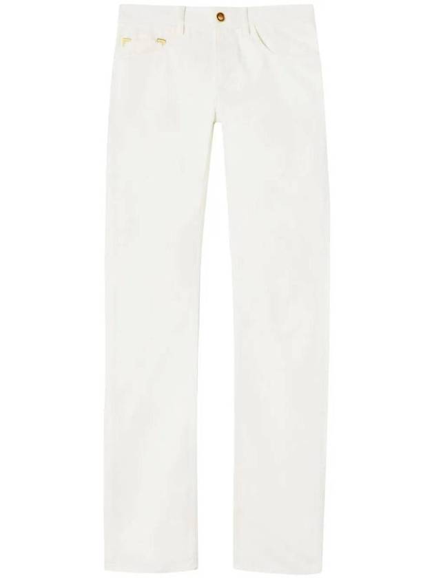 Denim Straight Pants PWYB032R24DEN0030303 White - PALM ANGELS - BALAAN 2