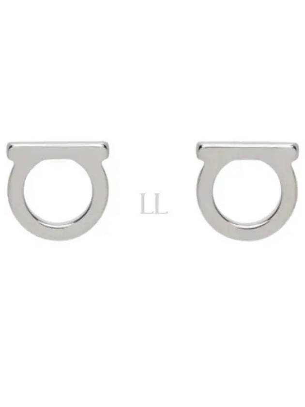 Gancini Earings Silver - SALVATORE FERRAGAMO - BALAAN 2