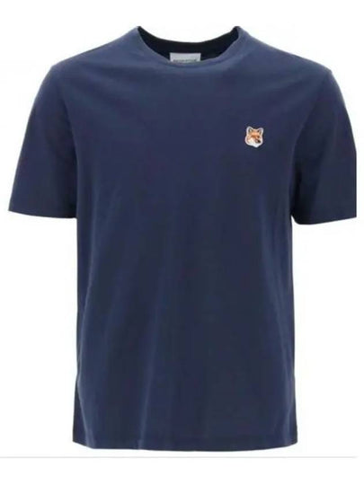 Fox Head Patch Classic Short Sleeve T-Shirt Ink Blue - MAISON KITSUNE - BALAAN 2