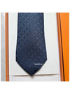 Faconnee New H Tie Blue - HERMES - BALAAN 3