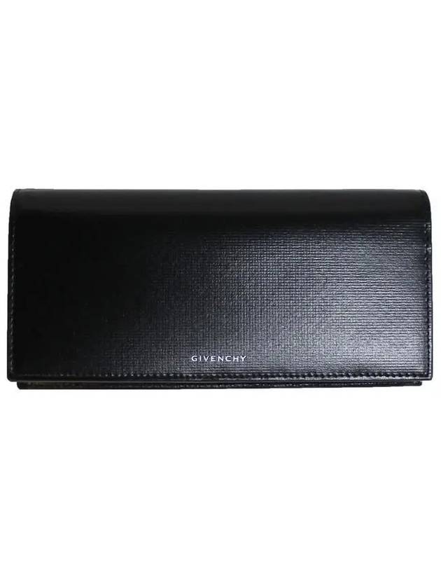 Classic 4G Logo Leather Long Wallet Black - GIVENCHY - BALAAN 3