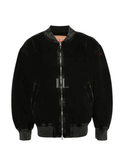 D-Vinz Bomber Jacket Black - DIESEL - BALAAN 2