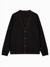 JEANS Men s Premium Reversible Brushed Cardigan Black J326983BEH - CALVIN KLEIN - BALAAN 2