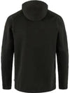 Men's Ovik Fleece Hoodie Black - FJALL RAVEN - BALAAN 3