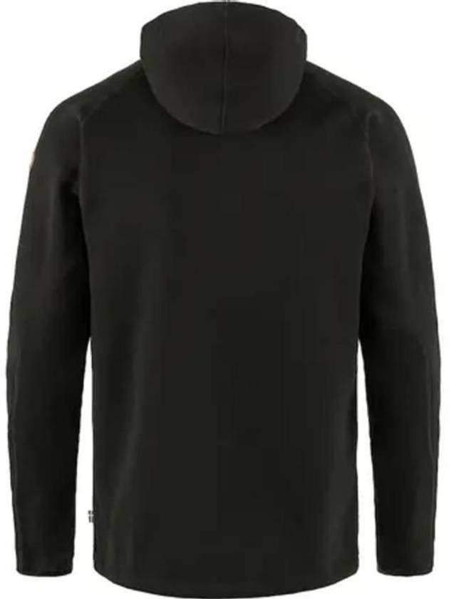 Men's Ovik Fleece Hoodie Black - FJALL RAVEN - BALAAN 3