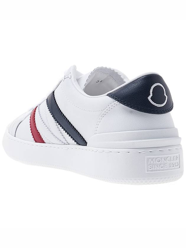 Men's Monaco Trainer Low Top Sneakers White - MONCLER - BALAAN 4