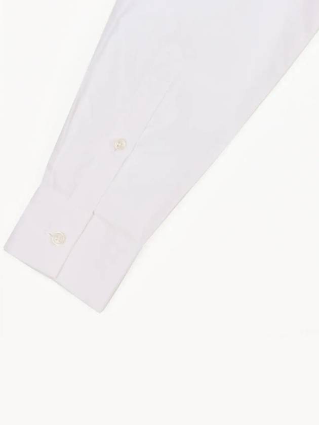 Collar point white cotton solid shirt SH136 - IKALOOOK - BALAAN 5