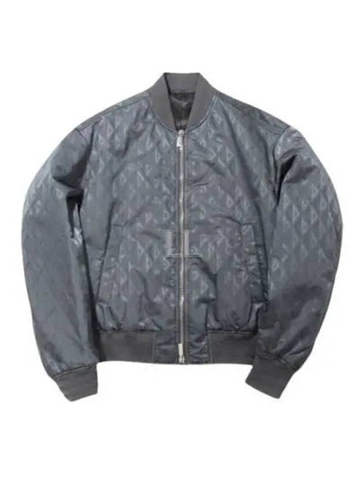 Men's CD Diamond Bomber Jacket Grey - DIOR - BALAAN 2