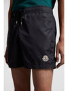 Men s logo patch shorts swim pants navy 2C00005 53326 743 - MONCLER - BALAAN 3