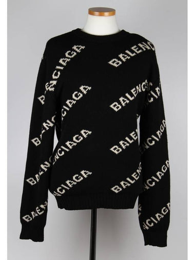 multi logo knit - BALENCIAGA - BALAAN 1