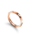 Band ring 8K rose gold and diamond 67134214 - TIFFANY & CO. - BALAAN 3