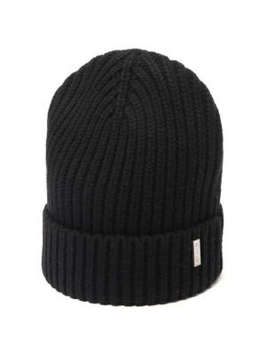 Wool Ribbed Knit Beanie Black - EYTYS - BALAAN 1