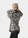 star camo Hoodie sweatshirt Beige Overfit - AOX - BALAAN 1