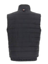 4 Bar Poly Twill Down Vest Charcoal - THOM BROWNE - BALAAN 6