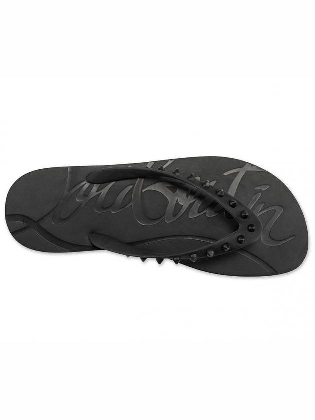 Ruby Flip Flops Black - CHRISTIAN LOUBOUTIN - BALAAN.