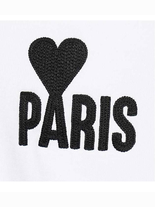 Paris de Coeur T-Shirt White - AMI - BALAAN 6