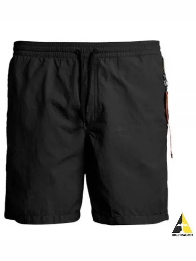 Mitch Embossed Logo Swim Shorts  Black - PARAJUMPERS - BALAAN 2