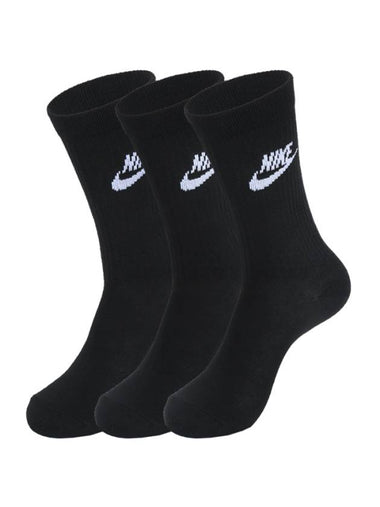 Everyday Essentials 3 Pack Socks Black - NIKE - BALAAN 1