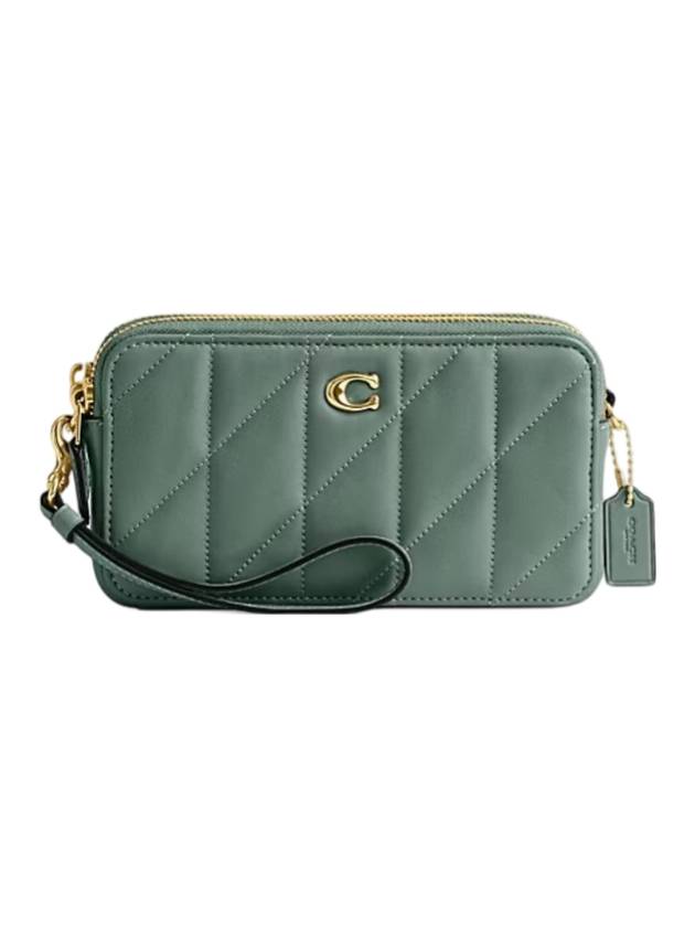 Kira Pillow Quilting Cross Bag Green - COACH - BALAAN 1