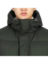 Declan Quilted Hooded Padding Green - THEORY - BALAAN 8