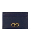 Gancini Card Wallet Blue - SALVATORE FERRAGAMO - BALAAN 2