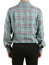 Khaki Check Linen Shirt S25DL0456 - VIVIENNE WESTWOOD - BALAAN 5