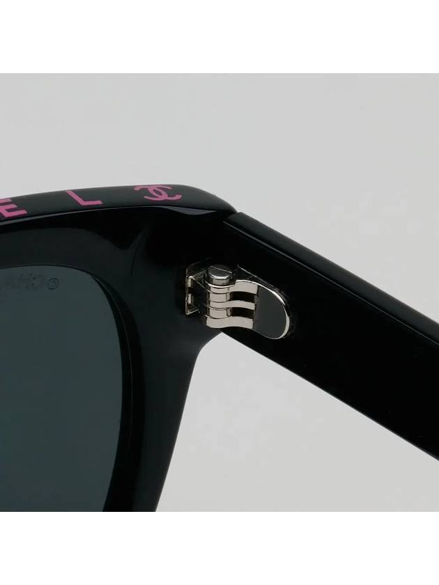 Sunglasses CH5414 C1711 S4 Butterfly Logo Lettering Cat Eye - CHANEL - BALAAN 6