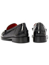 Salvatore Logo Calfskin Loafers Black - SALVATORE FERRAGAMO - BALAAN.