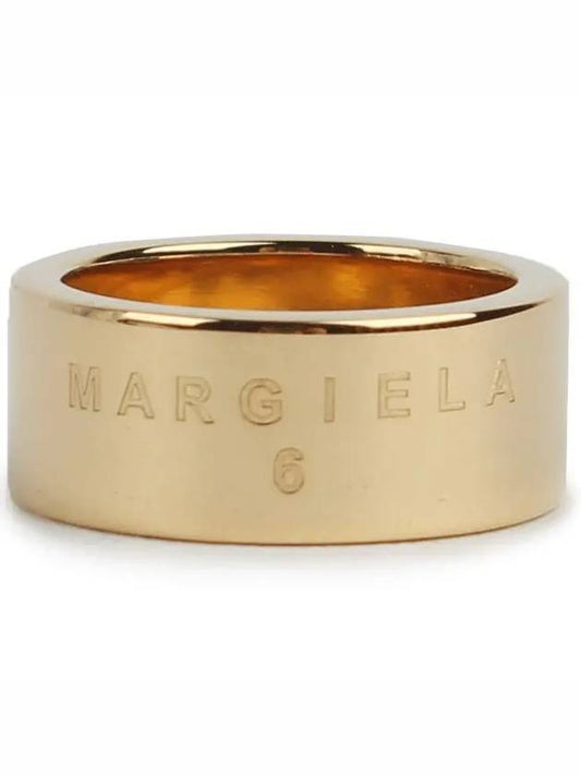 Women's  Minimal Logo Ring Gold - MAISON MARGIELA - BALAAN 2