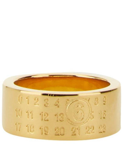 Men's Numeric Minimal Signature Ring Gold - MAISON MARGIELA - BALAAN 2