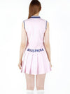 WOMEN SLEEVELESS ONE-PIECE LIGHT PINK - MEASPHERA - BALAAN 5