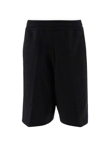 Men's Straight Bermuda Shorts Black - BURBERRY - BALAAN 1