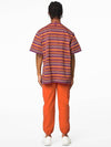 Big T-Shirt Color Stripes_Purple Multi (C602P06PF22-501) - MARC JACOBS - BALAAN 3