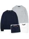 Essential Basic Vneck Knit Sweater T4745 - TOMMY HILFIGER - BALAAN 2