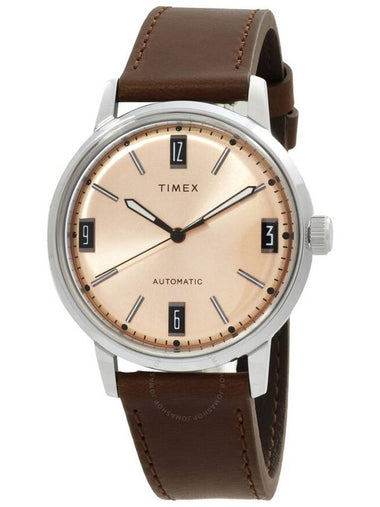 Timex Marlin Automatic Salmon Dial Men's Watch TW2W33800 - TIMEX - BALAAN 1