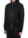 Mohair Hop Sack Bomber Jacket Black - TOM FORD - BALAAN 2