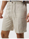 BARON LINEN SHORTS FMPA11265 1679 Men s - J.LINDEBERG - BALAAN 5