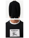 Prorsum Label Sweatshirt Black - BURBERRY - BALAAN 6