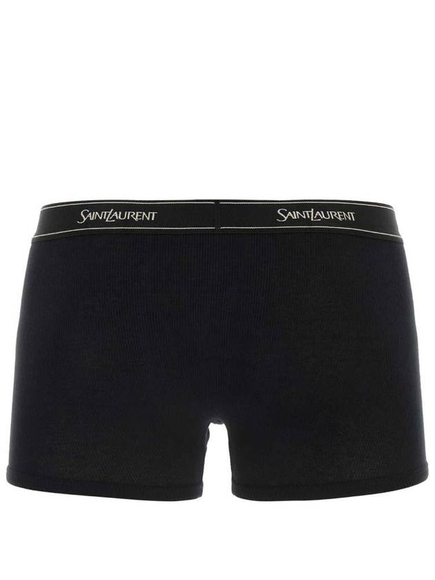 Cotton Panties Black - SAINT LAURENT - BALAAN 3