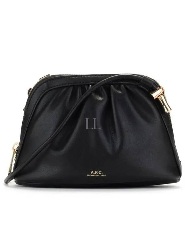 Ninon Small Drawstring Cross Bag Black - A.P.C. - BALAAN 2